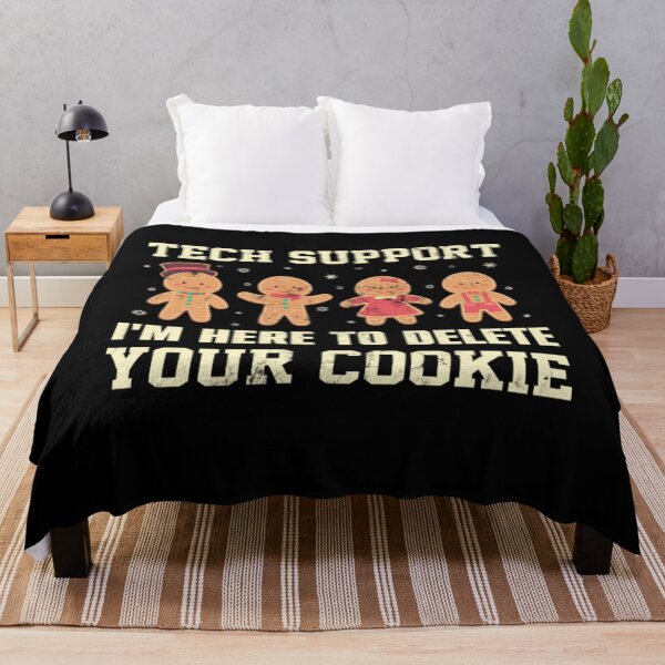 Item preview, Meme Tech Support I'm Here To Delete Your Cookie Gingerbread Christmas designed and sold by ThurxyGiftFunny.