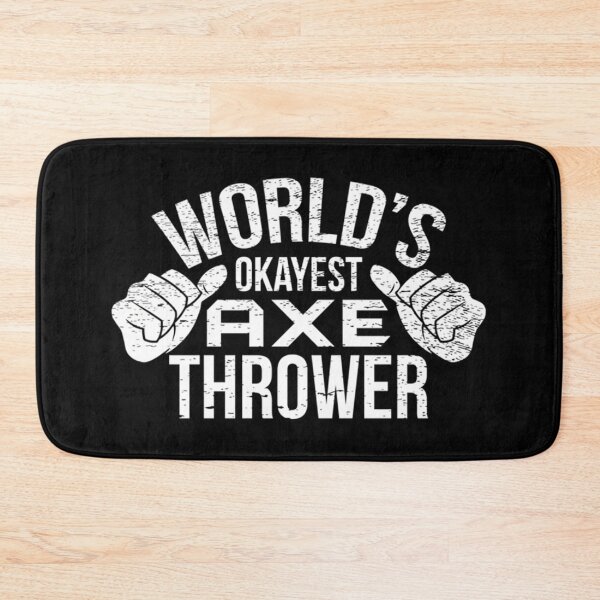 Item preview, Retro World&x27;s Okayest Axe Thrower - Hatchet Axe Throwing Classic  designed and sold by osbornpmma.