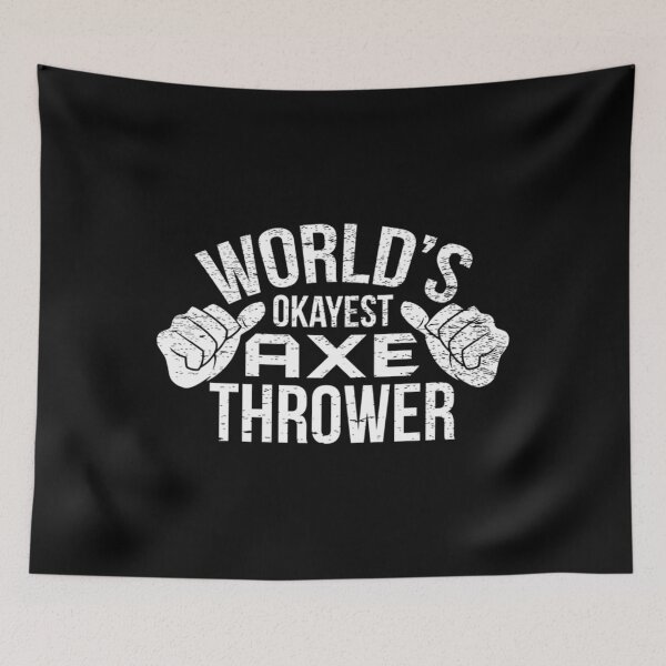 Item preview, Retro World&x27;s Okayest Axe Thrower - Hatchet Axe Throwing Classic  designed and sold by osbornpmma.