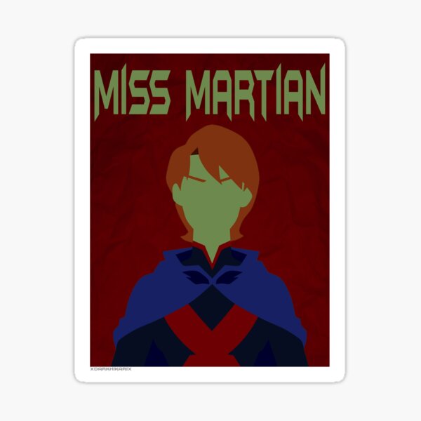 Item preview, Young Justice: Minimalist Miss Martian Poster designed and sold by xDarkHikarix.