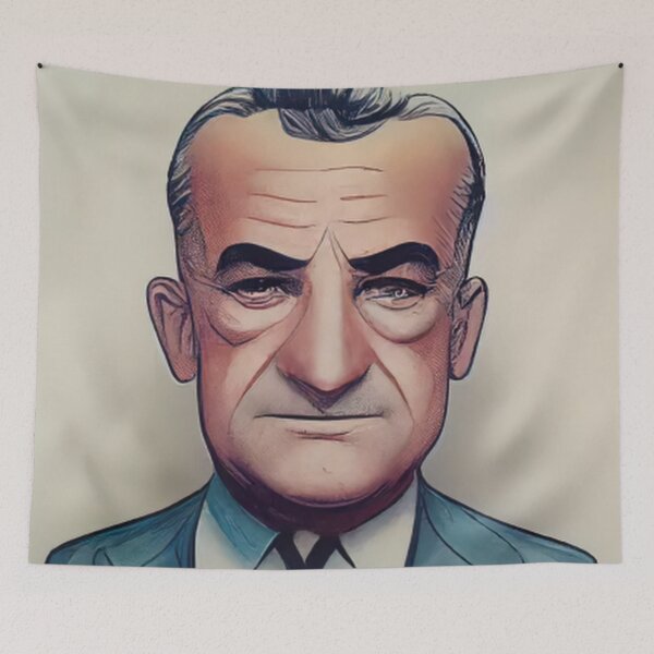 Item preview, Lyndon B. Johnson | Comics Style designed and sold by ComicsFactory.