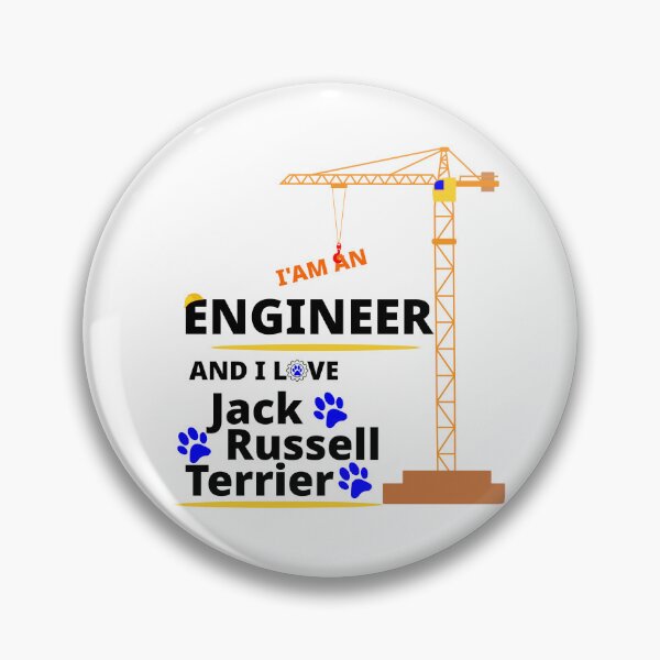 Item preview, i am a engineer and i love Jack Russell Terrier designed and sold by Jadir.