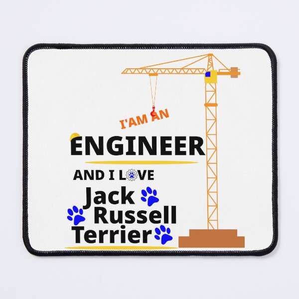Item preview, i am a engineer and i love Jack Russell Terrier designed and sold by Jadir.