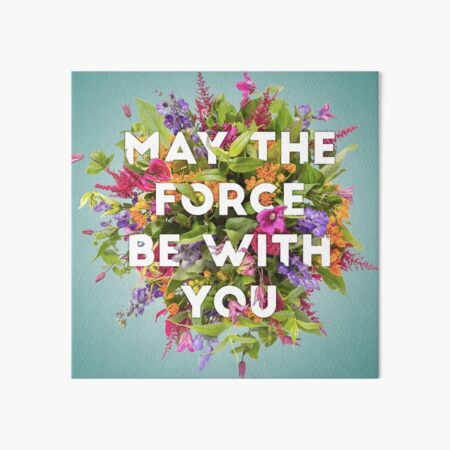 Floral Force Art Board Print