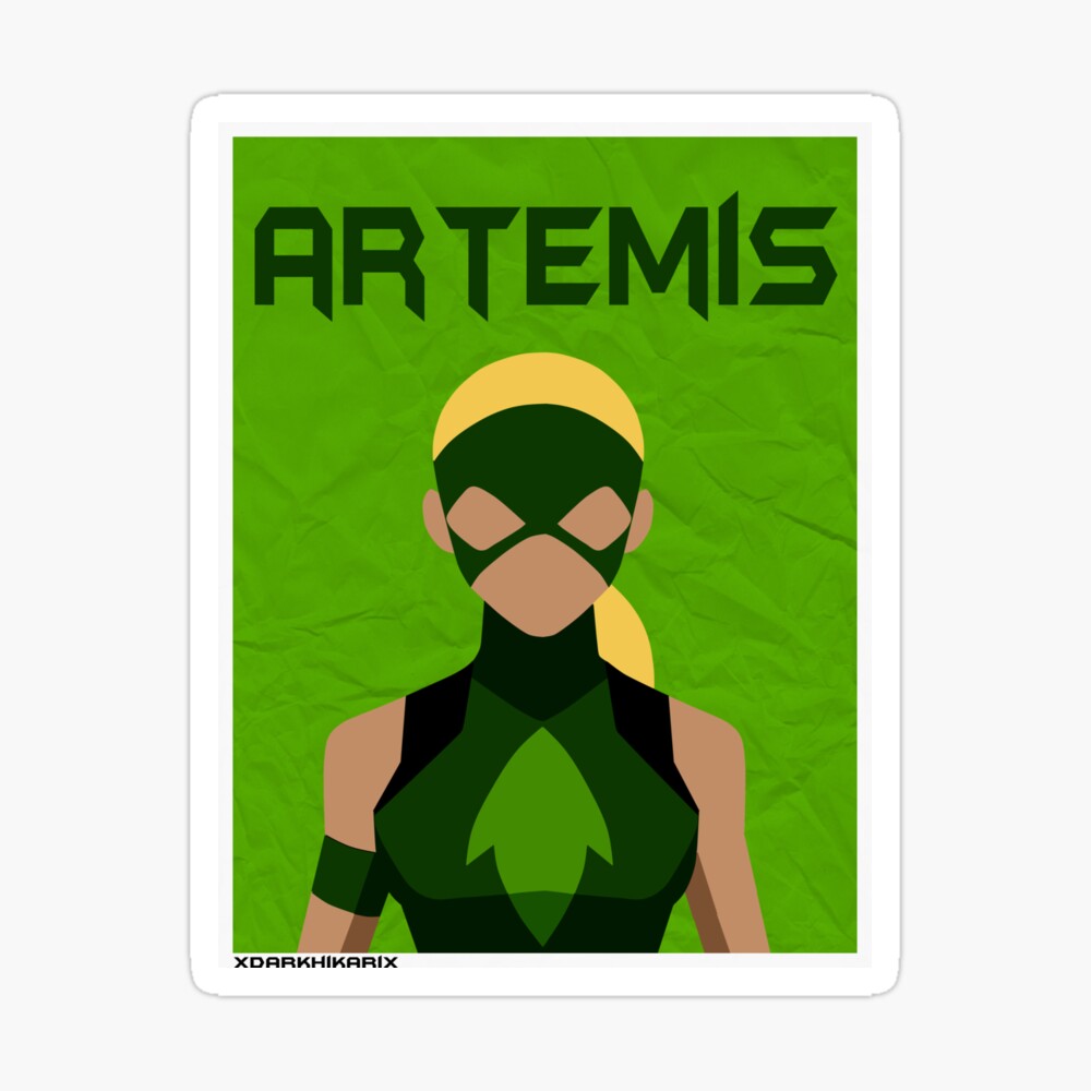 Young Justice: Minimalist Artemis Poster