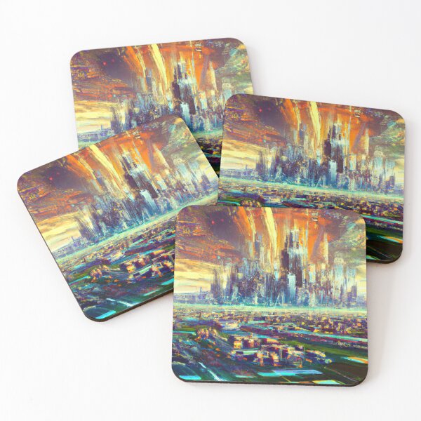 Item preview, Fantastic and Fantasy city landscape designed and sold by TsHit-Design.