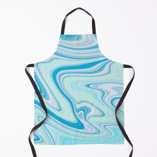 Item preview, Blue wavy liquid marbled designed and sold by Emotionville.