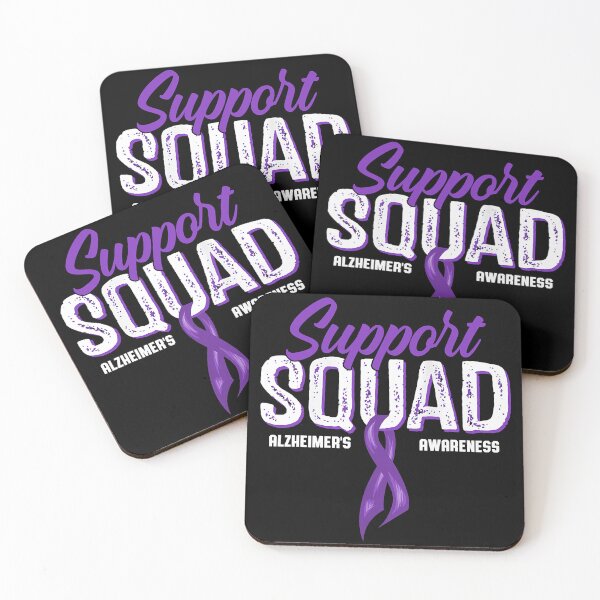 Item preview, Support Squad Alzheimer's Awareness Purple Ribbon designed and sold by DerryReinhard.