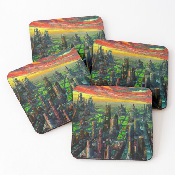 Item preview, Fantastic and Fantasy city landscape designed and sold by TsHit-Design.