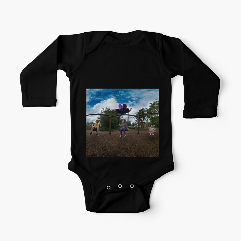3 Kids on a Swing Baby One-Piece