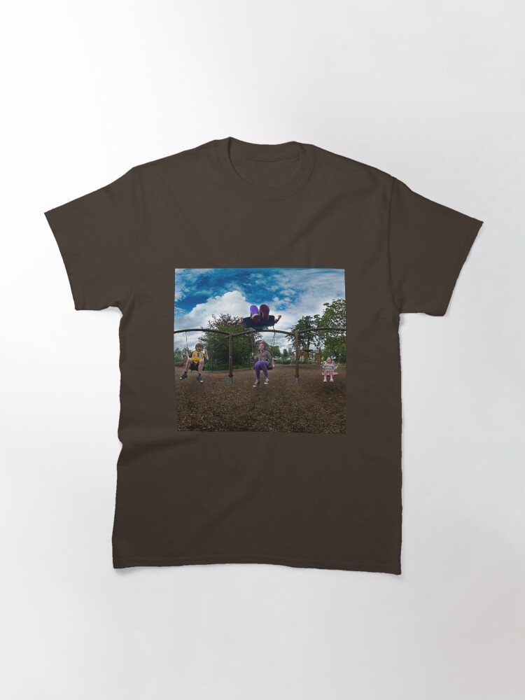 Alternate view of 3 Kids on a Swing Classic T-Shirt