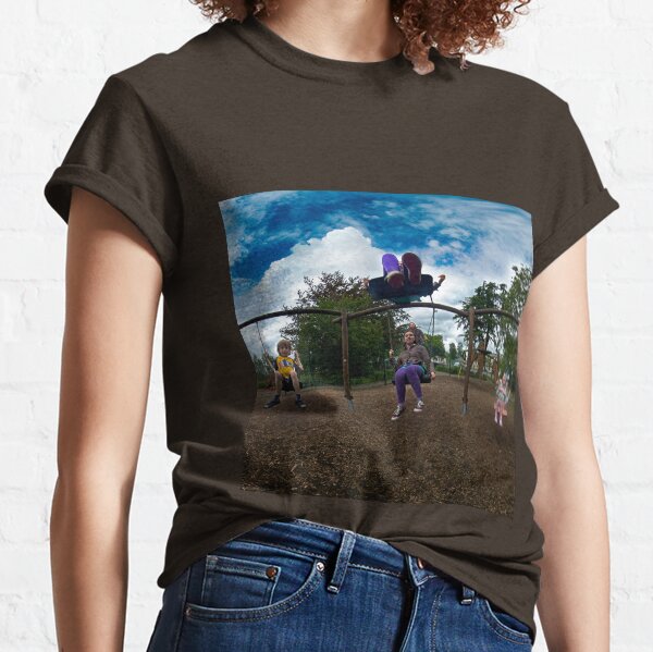3 Kids on a Swing Classic T-Shirt