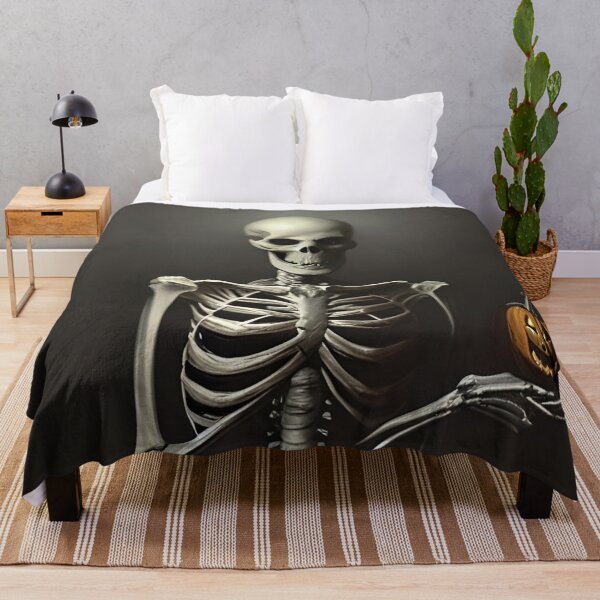 Item preview, Skeleton with Pet Pumpkin designed and sold by Horrorscape.