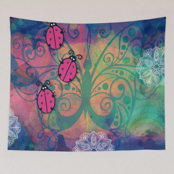 Item preview, A Pattern of Swirls, Ladybugs, Mandels designed and sold by Judy Skowron.