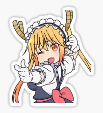 Maid Dragon- Tohru pointing pose Sticker