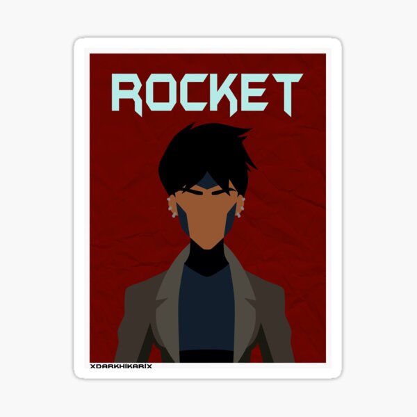 Item preview, Young Justice: Minimalist Rocket Poster designed and sold by xDarkHikarix.