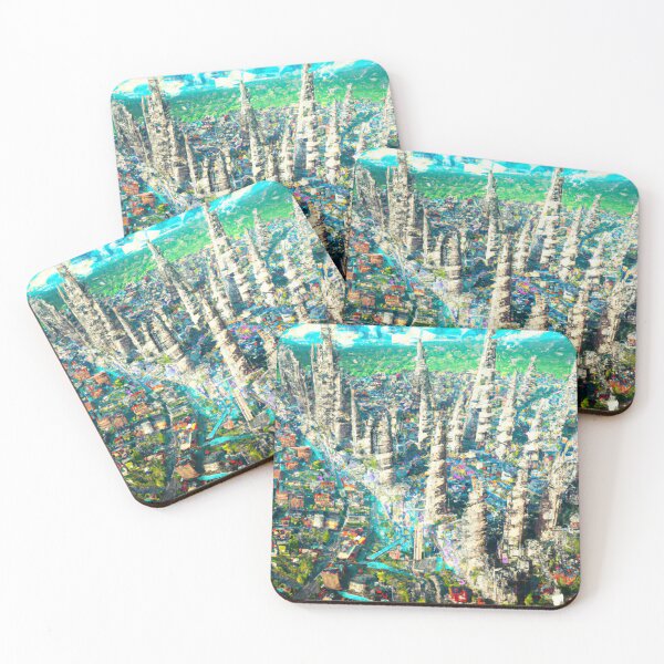 Item preview, Fantastic and Fantasy city landscape World of Warcraft inspired design designed and sold by TsHit-Design.
