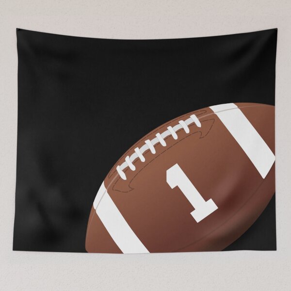 Artikelvorschau, American-Football-Ball Nummer 1, eins entworfen und verkauft von TheCultStuff.