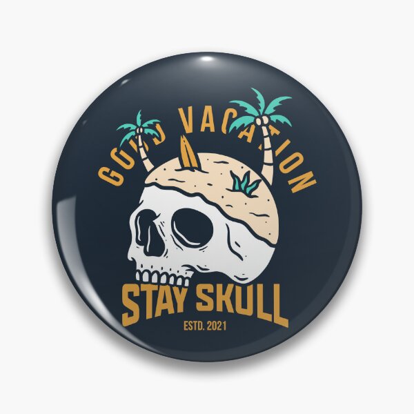 Item preview, Skull Coast Brain Illustration designed and sold by rukurustudio.