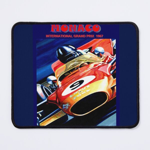 Item preview, MONACO AUTO RACE : Vintage 1967 Grand Prix International Print designed and sold by posterbobs.