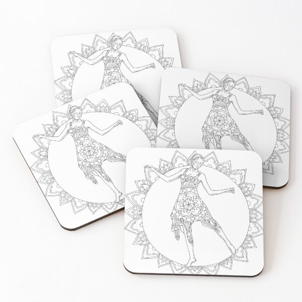 Item preview, Colorable Dancing Coloring Book Dancer designed and sold by ArtistryByLM.