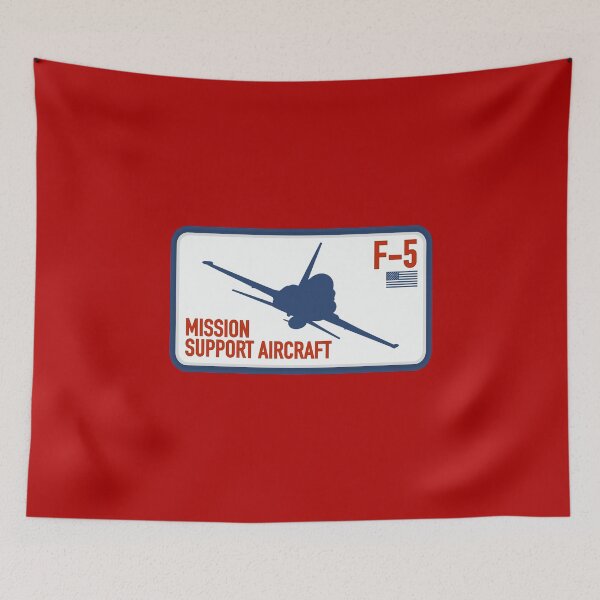 Item preview, F-5 Mission Support Aircraft Patch designed and sold by StrongVlad.