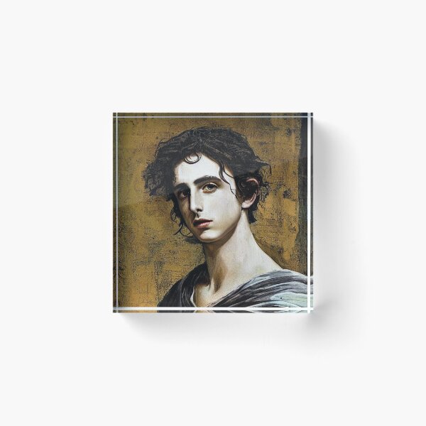 Item preview, Portrait of Timothée Painting by Michelangelo Da Vinci designed and sold by SubtleSplit.