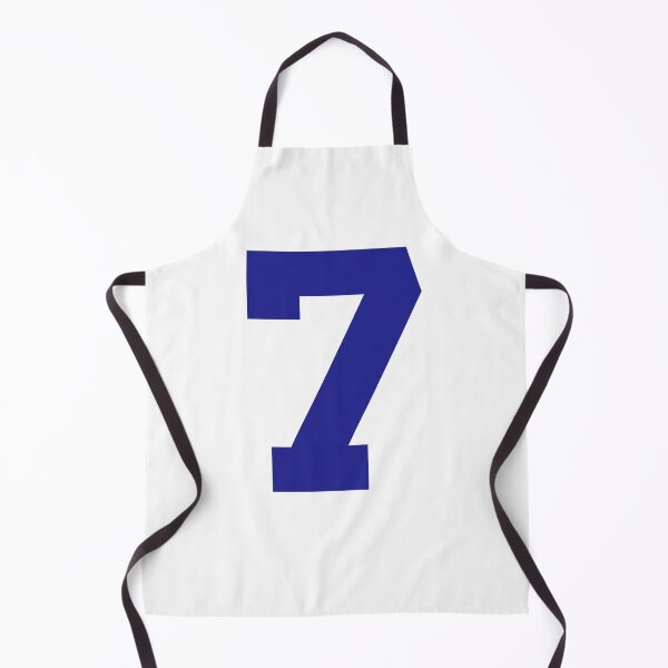 Item preview, Number 7, Blue seven, Sports number seven designed and sold by TheCultStuff.