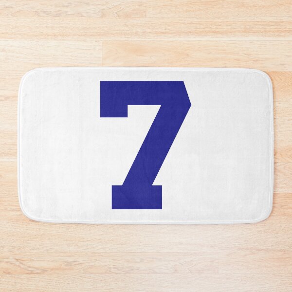 Item preview, Number 7, Blue seven, Sports number seven designed and sold by TheCultStuff.