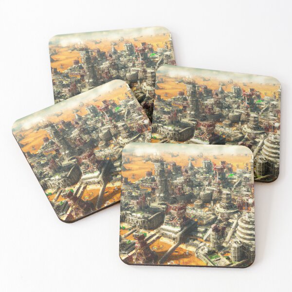 Item preview, Fantastic and Fantasy city landscape World of Warcraft inspired design designed and sold by TsHit-Design.