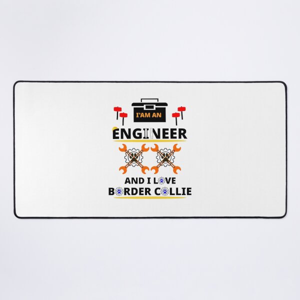 Item preview, i am a engineer and i love Border Collie designed and sold by Jadir.