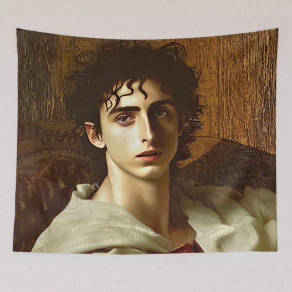 Item preview, Portrait of Timothée Painting by Michelangelo Da Vinci designed and sold by SubtleSplit.