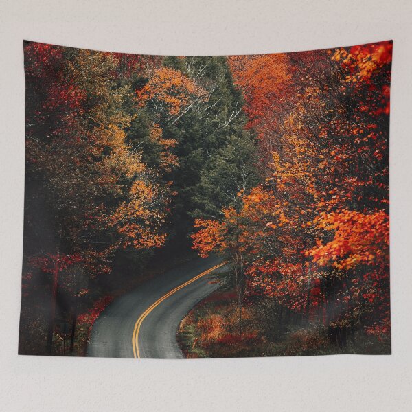 Item preview, road in autumn designed and sold by OrionPhotograph.