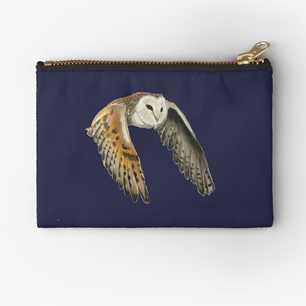 Barn Owl Zipper Pouch