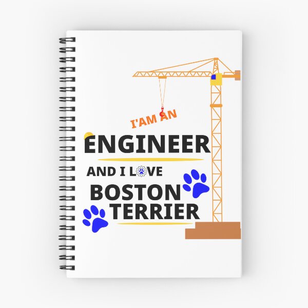 Item preview, i am a engineer and i love  Boston Terrier designed and sold by Jadir.
