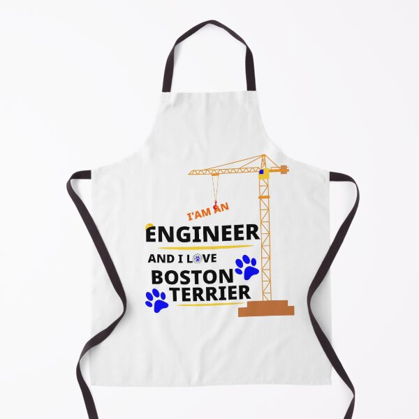Item preview, i am a engineer and i love  Boston Terrier designed and sold by Jadir.