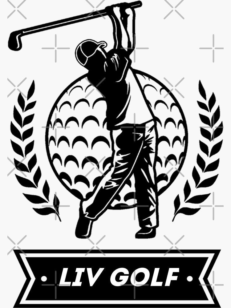 "Liv golf tshirt " Sticker for Sale by marrocino Redbubble