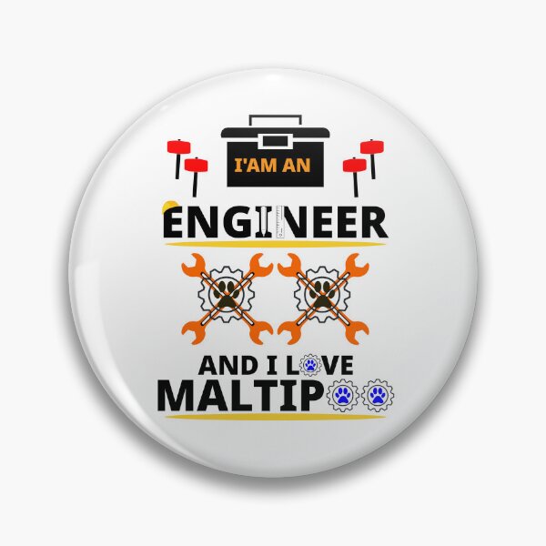 Item preview, i am a engineer and i love American Maltipoo designed and sold by Jadir.