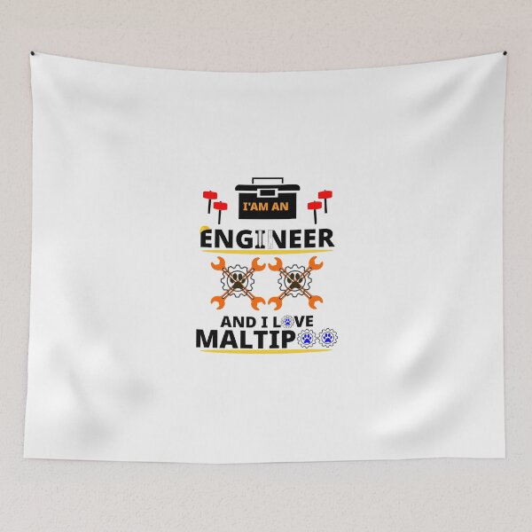 Item preview, i am a engineer and i love American Maltipoo designed and sold by Jadir.