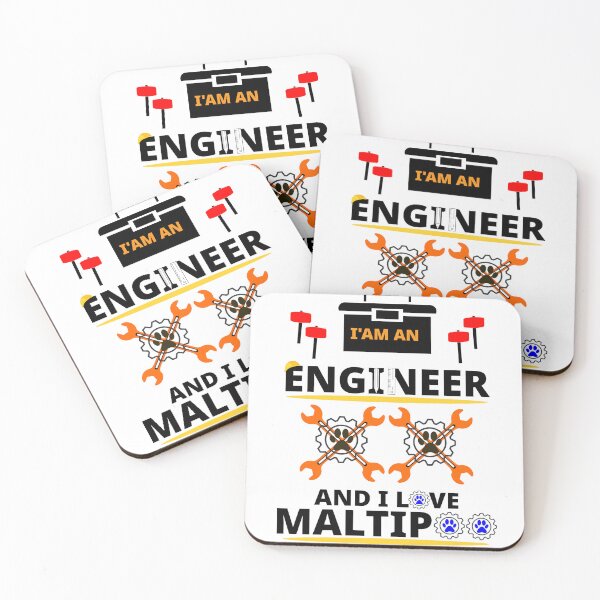 Item preview, i am a engineer and i love American Maltipoo designed and sold by Jadir.