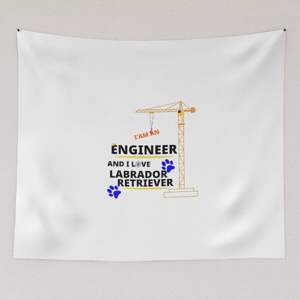 Item preview, i am a engineer and i love Labrador Retriever designed and sold by Jadir.