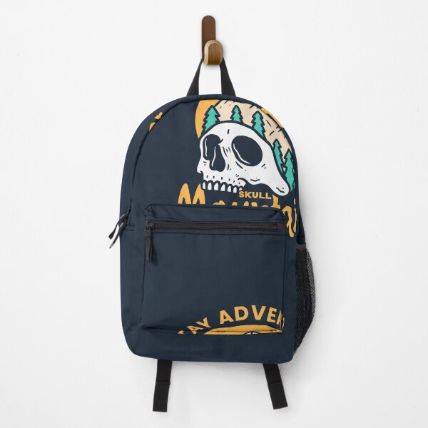 Item preview, Skull Adventure Mountain Brain Illustration designed and sold by rukurustudio.