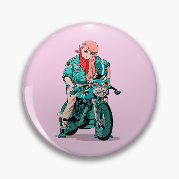 Item preview, Chica motorista de anime designed and sold by Rorulent.