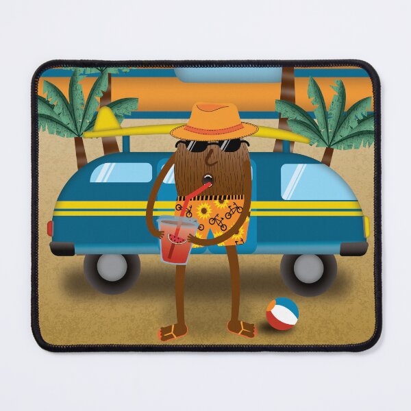 Item preview, Coco the Coconut drinking watermelon juice. designed and sold by SunriseD.