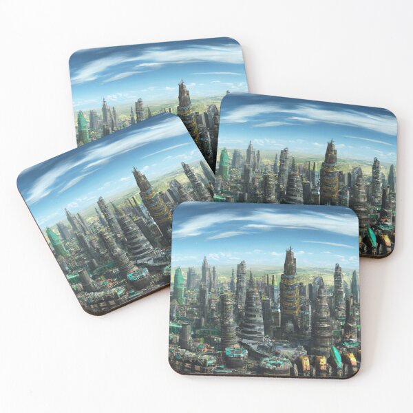 Item preview, Fantastic and Fantasy city landscape World of Warcraft inspired design designed and sold by TsHit-Design.