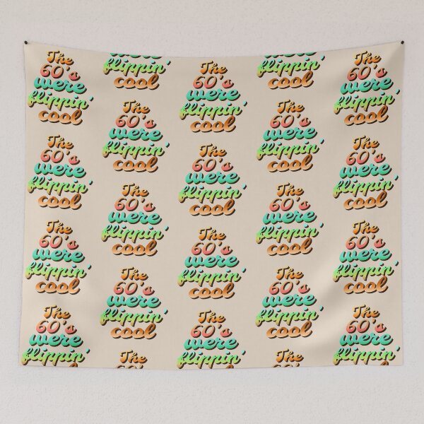 Item preview, The 60's Were Flippin' Cool, Retro Style Design designed and sold by TrulyEpoque.