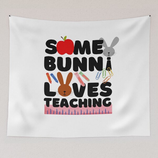 Item preview, Some Bunny Loves Teaching - Funny Bunny Puns designed and sold by Onewivnacher.