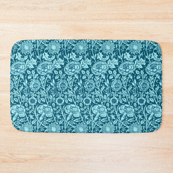 Item preview, Art Nouveau Carnation, Indigo and Sky Blue designed and sold by Marymarice.