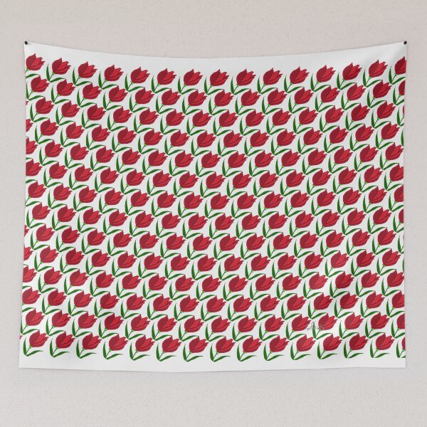 Item preview, Tulip Red 81817 designed and sold by mandalafractal.