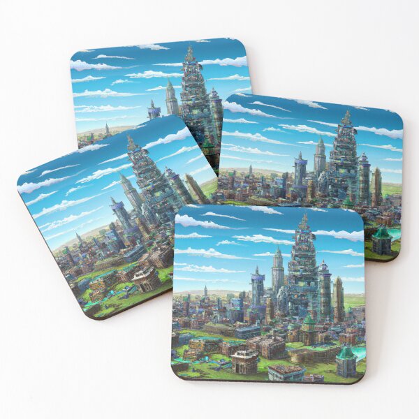 Item preview, Fantastic and Fantasy city landscape World of Warcraft inspired design designed and sold by TsHit-Design.